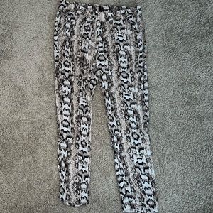 H&M Printed Dress Pants